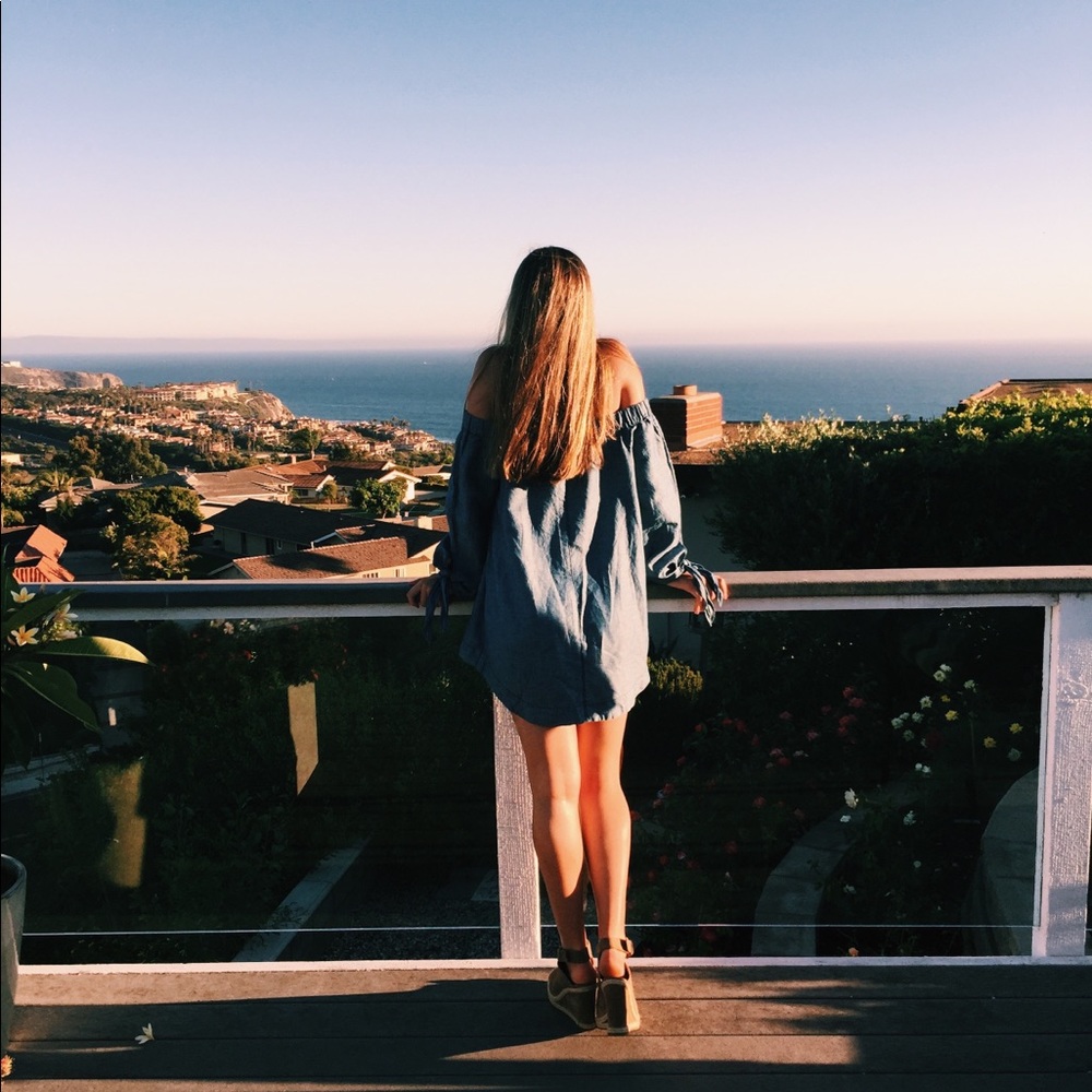 Off the Shoulder Mini Dress